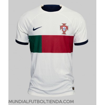 Camiseta Portugal Nuno Mendes #19 Segunda Equipación Replica Mundial 2022 mangas cortas